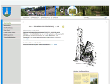 Tablet Screenshot of hoechen.de